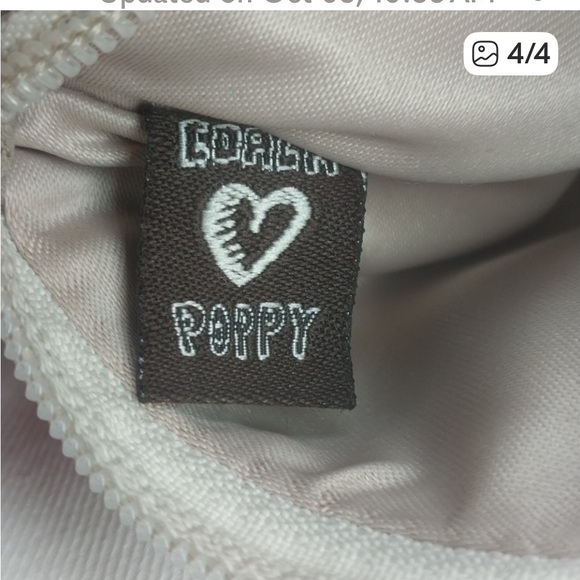 Vintage Coach Poppy Collection Colorful Watercolor Wristlet Bag EUC - Picture 5 of 10